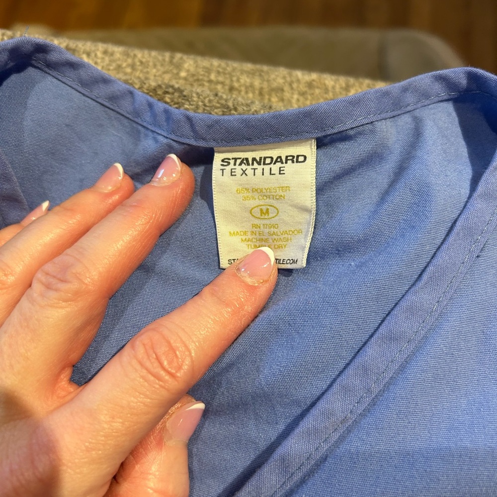 Standard Textile Blue scrub Jacket